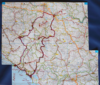 Western Balkans 2010 map Vitaly Samoylik